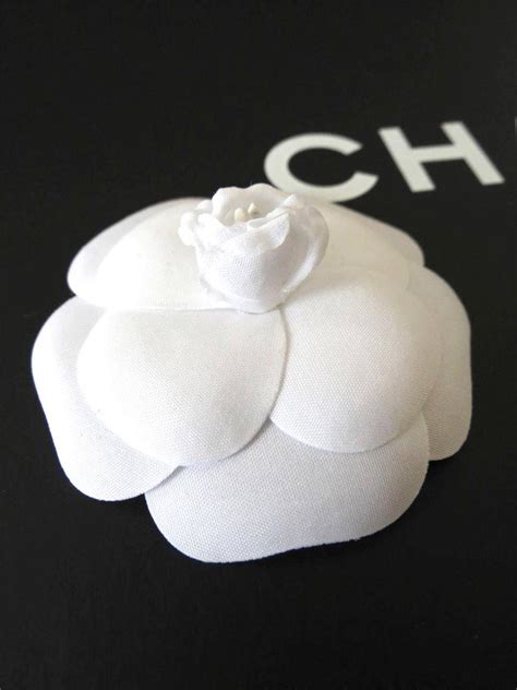 chanel camellia brooch ebay|Chanel camellia flower brooch.